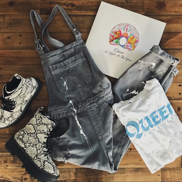 Forever 21 Denim - Custom Distressed Overalls